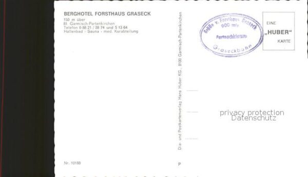 Garmisch-Partenkirchen Berghotel Forsthaus Graseck – Bild 2