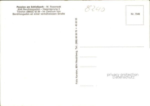 Berchtesgaden Pension am Schloßpark – Bild 2