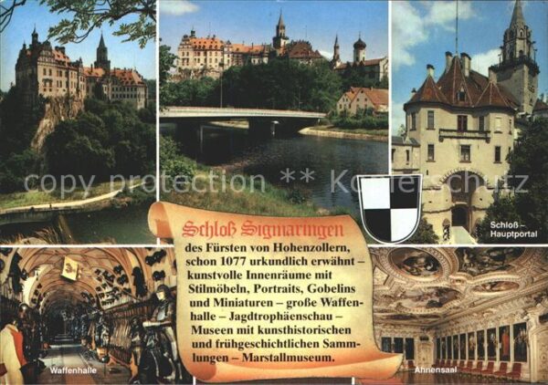 Sigmaringen Schloss Ahnensaal Waffenhalle