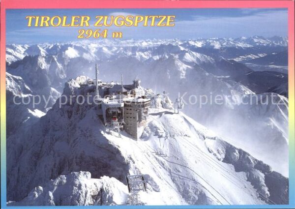 Zugspitze Fliegeraufnahme