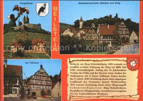 Beilstein Wuerttemberg Burggasstätte Burgfalknerei