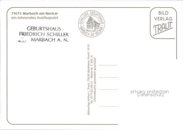 Marbach Neckar Schillers Geburtshaus – Bild 2