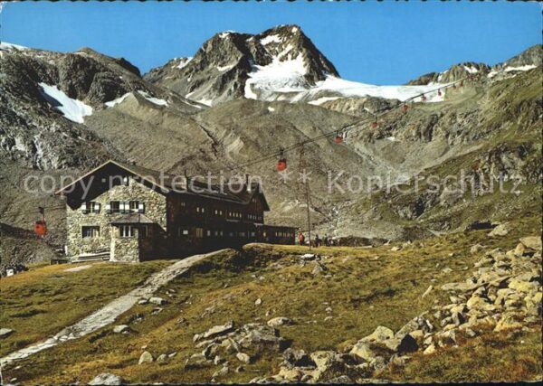 Dresdnerhuette Stubaital Schaufelspitze Wildspitze Sei