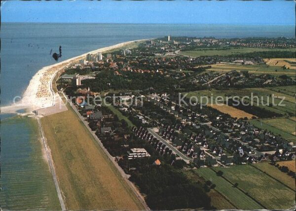 Cuxhaven Nordseebad Fliegeraufnahme