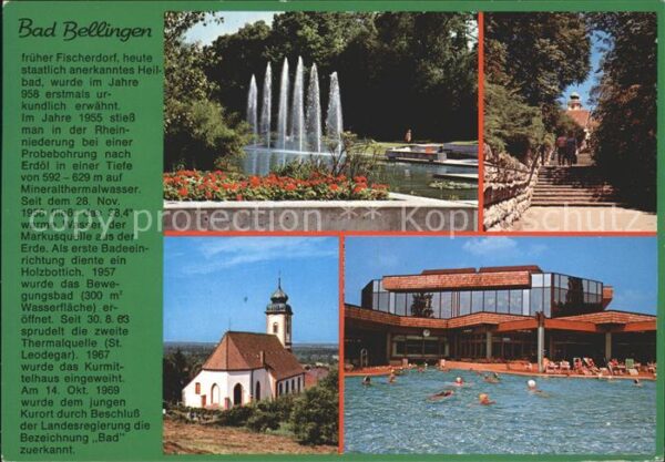 Bad Bellingen Thermalbad Kirche Kurpark
