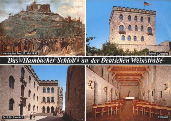 Bad Duerkheim Hambacher Schloss Innenhof Festsaal
