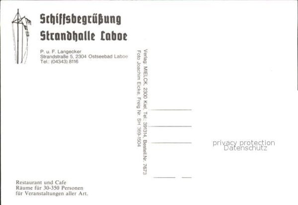 Laboe Fliegeraufnahme Strandhalle Schiffsbegr – Bild 2