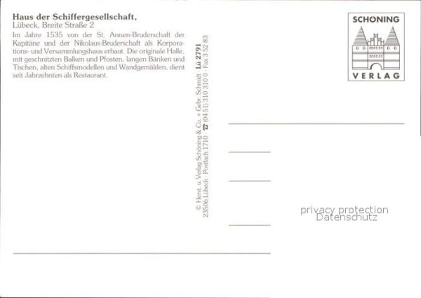 Luebeck Haus der Schiffergesellschaft – Bild 2