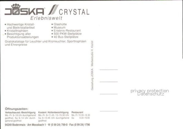 Bodenmais Joska Crystal Erlebniswelt – Bild 2