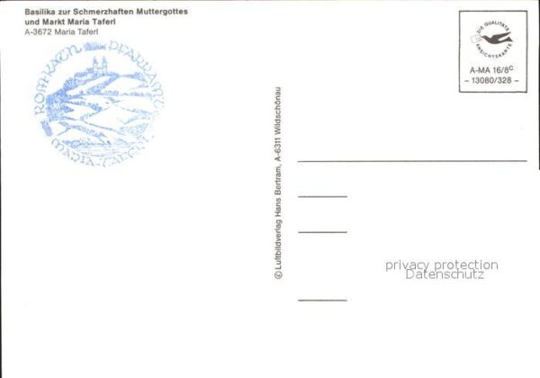 Maria Taferl Fliegeraufnahme Basilika zur Schmerzhaf – Bild 2