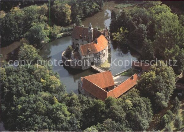 Luedinghausen Fliegeraufnahme Burg Vischering Kulturz