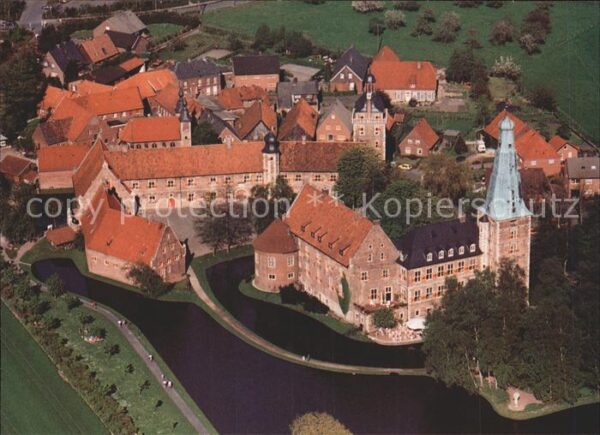 Westfalen Region Fliegeraufnahme Schloss Raesfeld im Mün