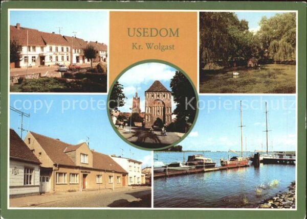 Usedom Hafen Klubhaus Anklamer Tor