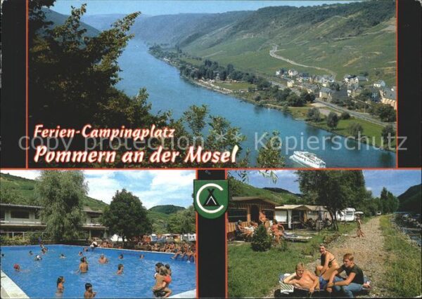 Pommern Mosel Camping Moselpartie Schwimmbad