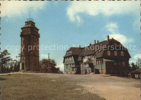 Auersberg Wildenthal Wismut Berghotel Aussichtsturm