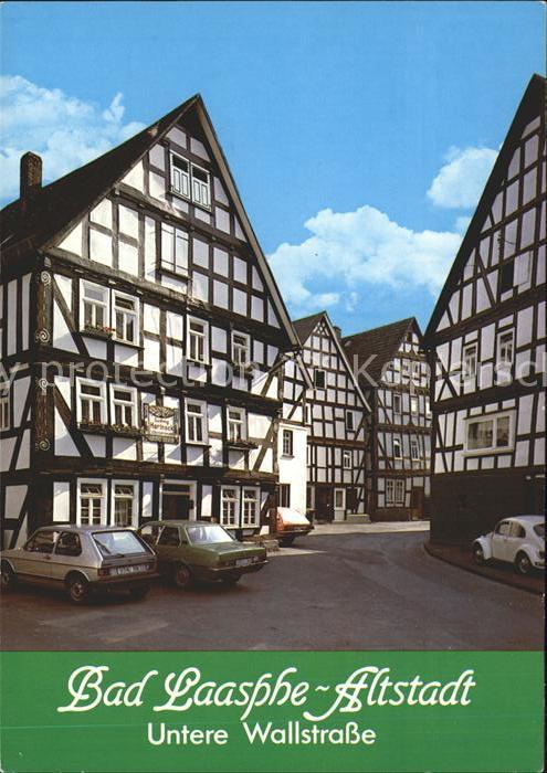 Bad Laasphe Untere Wallstrasse Fachwerkhäuser