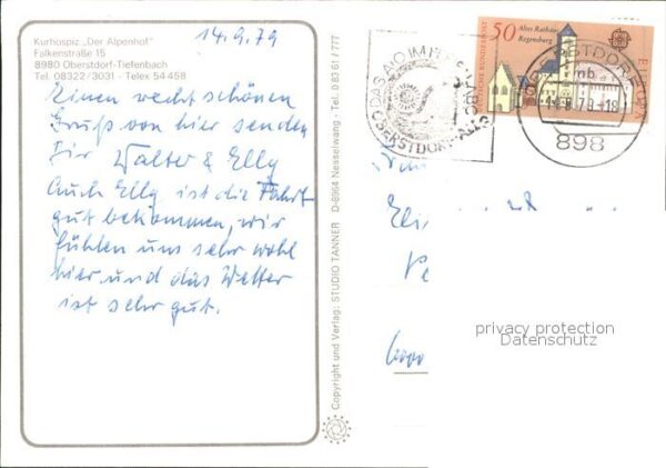 Tiefenbach Oberstdorf Kurhospiz Der Alpenhof – Bild 2