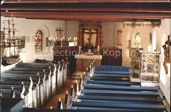 Hallig Hooge Kirche innen