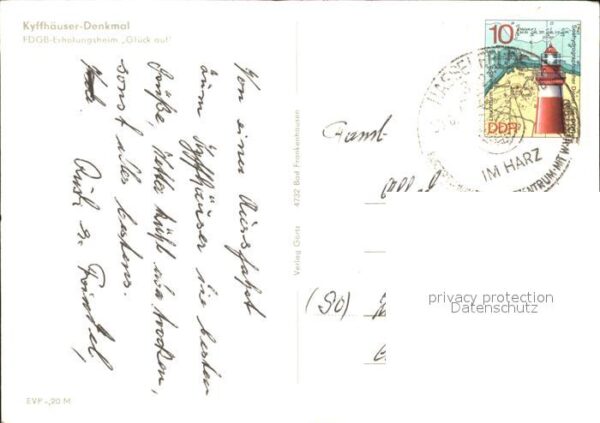 Kyffhaeuserdenkmal FDGB Erholungsheim Glück auf – Bild 2