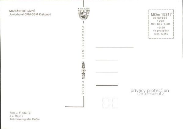 Marianske Lazne Juniorhotel Krakonos – Bild 2