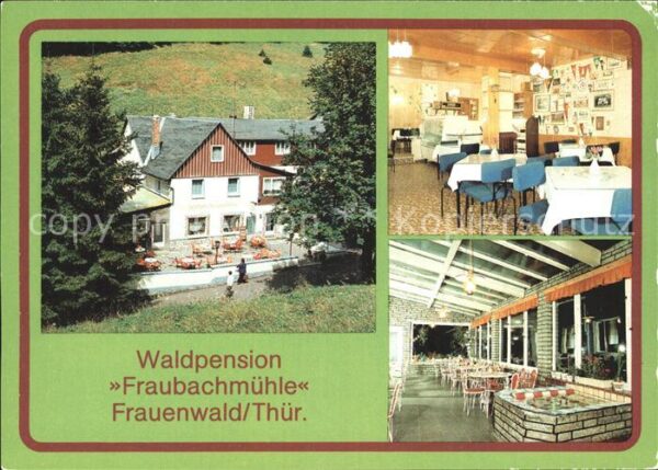 Frauenwald Thueringen Waldpension Fraubachmühle
