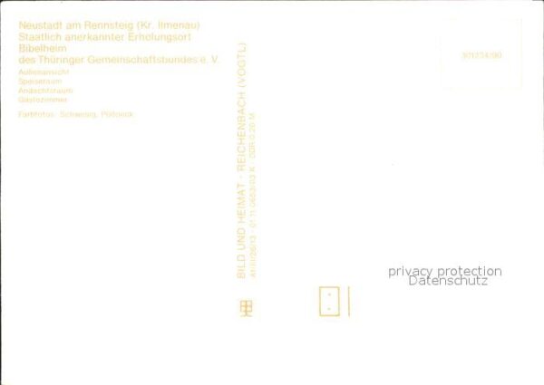 Neustadt Rennsteig Erholungsheim Bibelheim – Bild 2