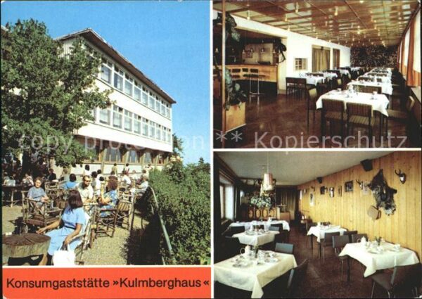 Saalfeld Saale Gaststätte Kulbergerhaus