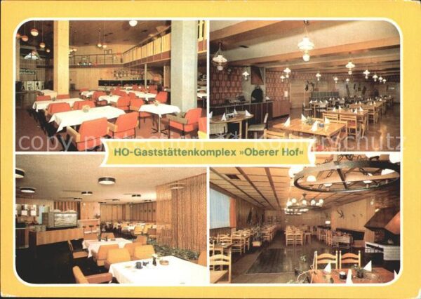 Oberhof  Thueringen Gaststättenkomplex Oberer Hof