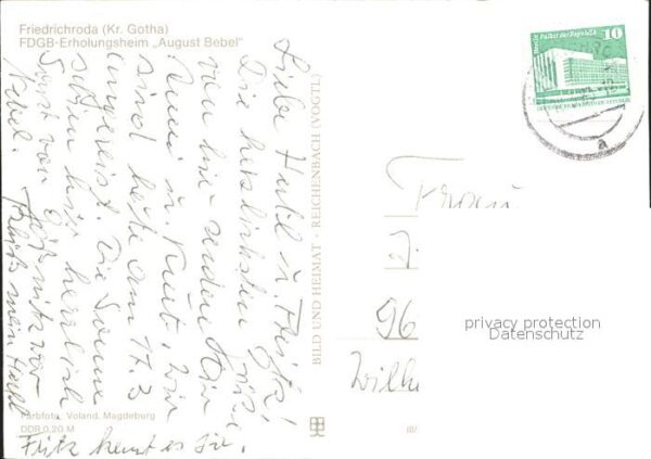 Friedrichroda Erholungsheim August Berbel – Bild 2