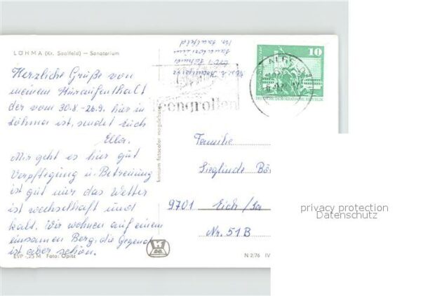 Loehma Leutenberg Sanatorium – Bild 2