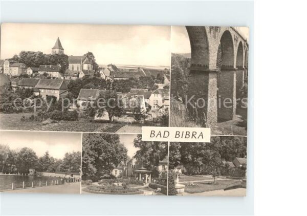 Bad Bibra Schnecktalbrücke Waldschwimmbad Parkanl
