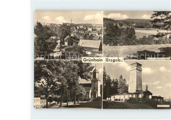 Gruenhain-Beierfeld Spiegelwaldturm Markt