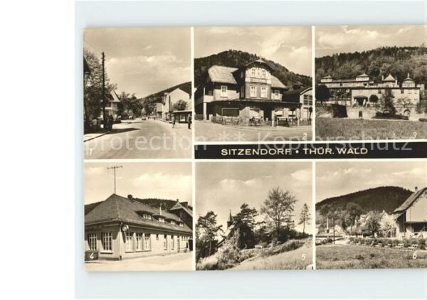 Sitzendorf Thueringen HO Hotel Zur Linde Kirche