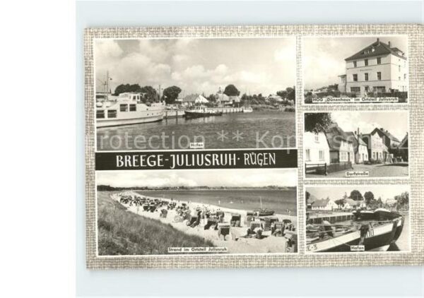 Juliusruh Ruegen Dorfstraße Hafen