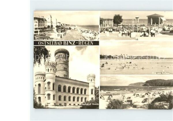 Binz Ruegen Jagdschlß Strand Kurhaus