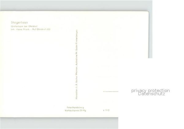 Tambach-Dietharz Steigerhaus – Bild 2