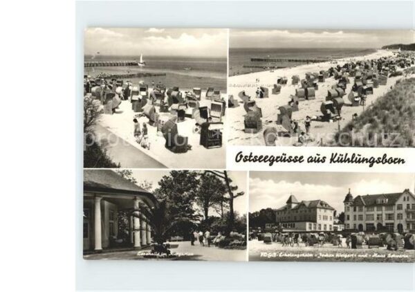 Kuehlungsborn Ostseebad Lesehalle Kurgarten