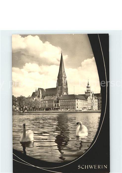 Schwerin Mecklenburg Pfaffenteich Dom