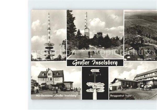 Inselsberg Schmalkalden Fernsehturm Berggasthof Stöhr