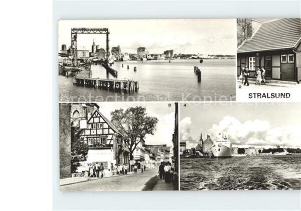 Stralsund Mecklenburg Vorpommern Rüdendammbrücke Torschließerhäuschen