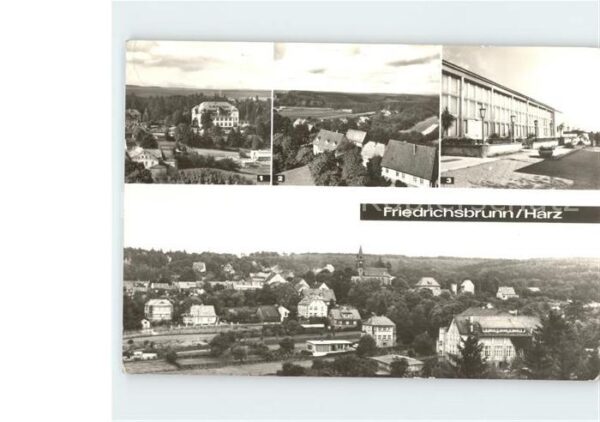 Friedrichsbrunn Harz Sanatorium Ernst Thälmann Kulturhaus