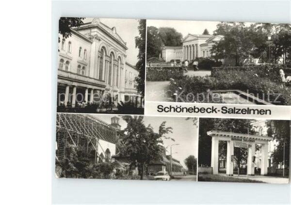 Schoenebeck Salzelmen Sanatorium Lindenbad Gradierwerk