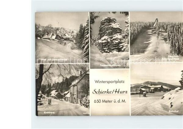 Schierke Harz Kirchberg Bahnhof Feuersteinklippen
