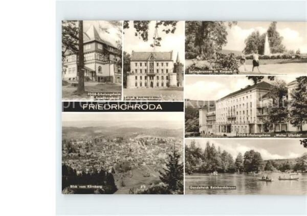 Friedrichroda Schloss Reinhardsbrunn Erholungsheim Wa