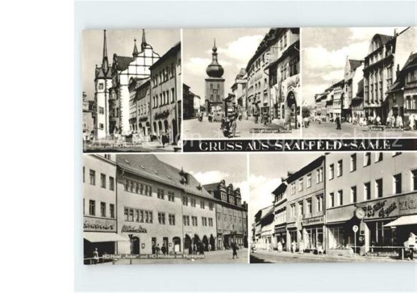 Saalfeld Saale Rathaus Blankenburger Straße Saalstraße