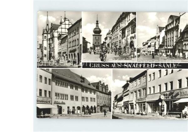 Saalfeld Saale Rathaus Saalstraße Milchbar