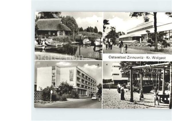 Zinnowitz Ostseebad Usedom Erholungsheim Roter Oktober Bootshafen