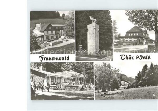 Frauenwald Thueringen Monument Cafe' Lenkgrund