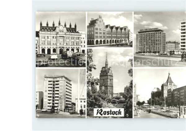 Rostock Rathaus Hauptpost Kröpeliner Tor