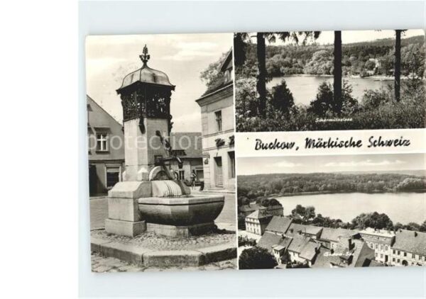 Buckow Maerkische Schweiz Schermützelsee Brunnen